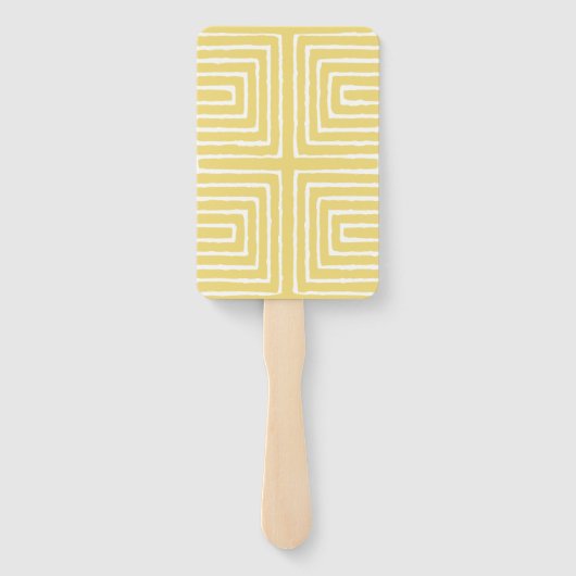 Tribal Maze Pan African Pattern Mud Cloth Handwaaier (Achterkant)