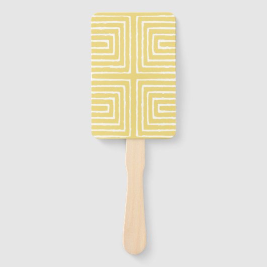 Tribal Maze Pan African Pattern Mud Cloth Handwaaier (Voorkant)