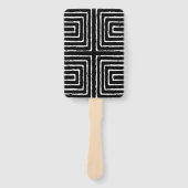 Tribal Maze Pan African Pattern Mud Cloth Handwaaier (Voorkant)