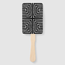Tribal Maze Pan African Pattern Mud Cloth Handwaaier