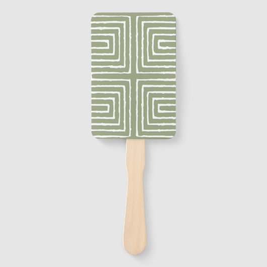 Tribal Maze Pan African Pattern Mud Cloth Handwaaier (Voorkant)