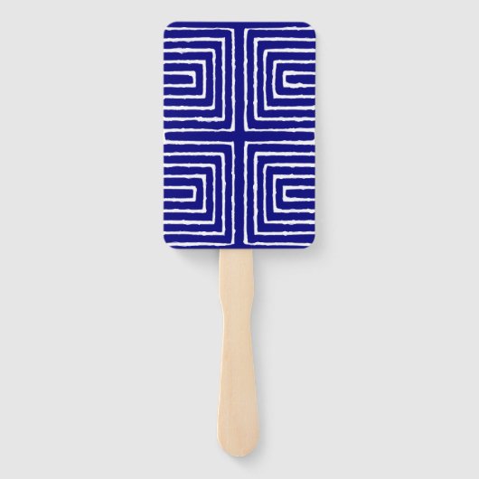 Tribal Maze Pan African Pattern Mud Cloth Handwaaier (Achterkant)