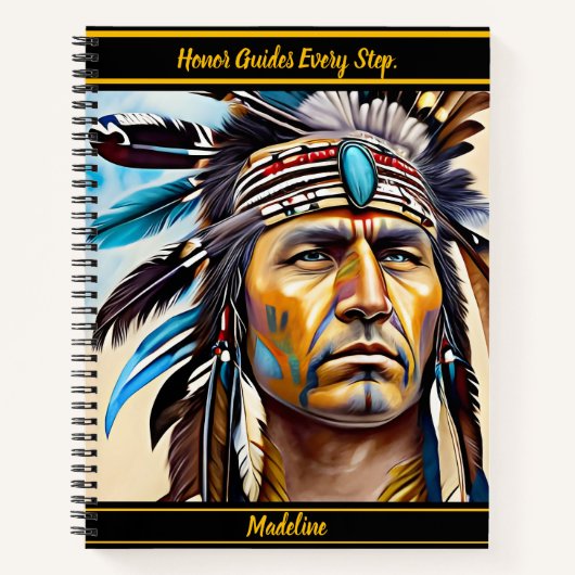 Tribal Memo Boek: Native Style Notitieboek (Voorkant)