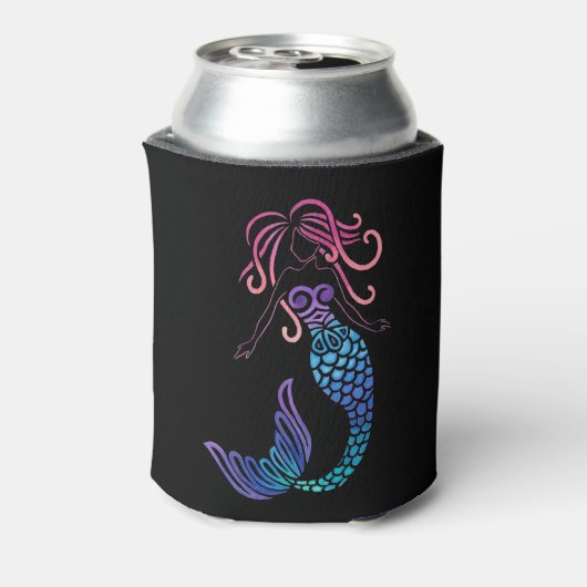 Tribal Mermaid Blikjeskoeler (Blikje Achterkant)