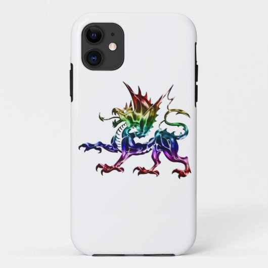 Tribal Metallic Dragon iPhone 5 Hoesje (Achterkant)
