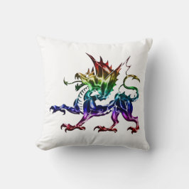 Tribal Metallic Dragon Pillow Kussen