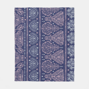 Tribal Mexicaans, etnisch naadloos patroon. Fleece Deken