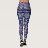 Tribal Mexicaans, etnisch naadloos patroon. Leggings (Achterkant)