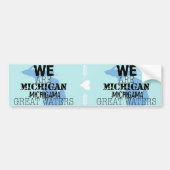 Tribal Michigan Michigama Great Waters Up North Bumpersticker (Voorkant)