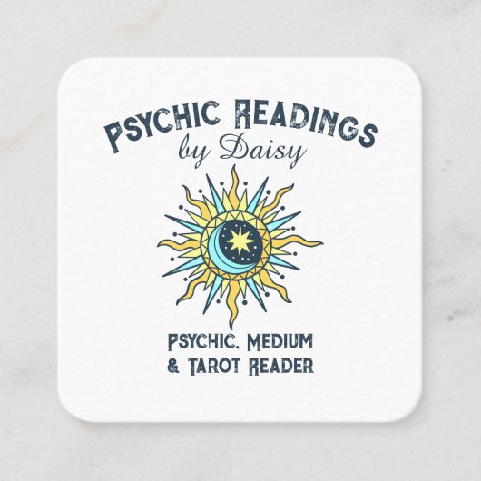 Tribal Moon Tarot reader Visitekaartje (Voorkant)