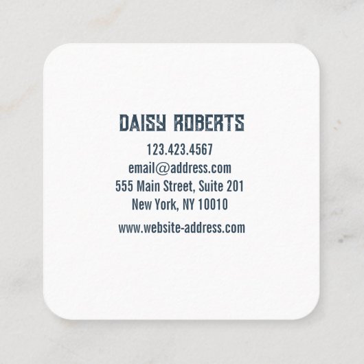 Tribal Moon Tarot reader Visitekaartje (Achterkant)