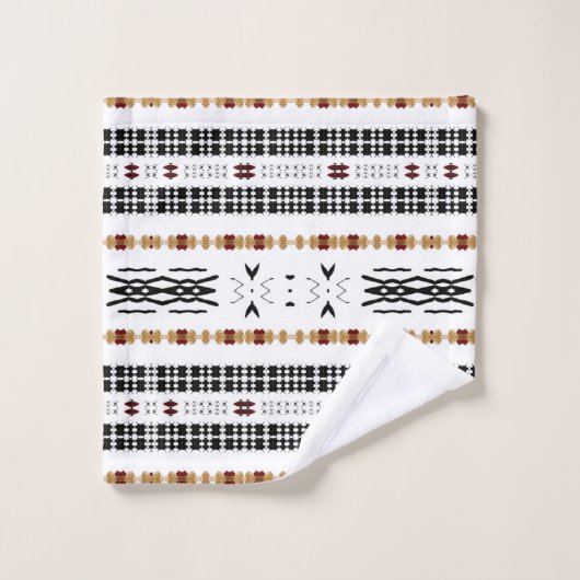 Tribal Mud Cloth Bad Handdoek (Wasdoekje)