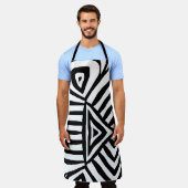 Tribal Mud Cloth Schort (Gedragen)