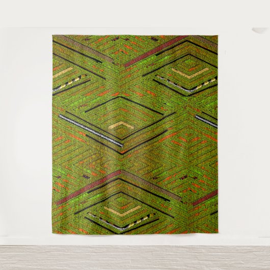 Tribal Mud Cloth Wandkleed (Voorkant)