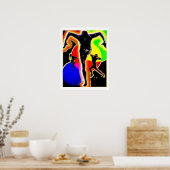 Tribal Mud Dance Poster (Keuken)