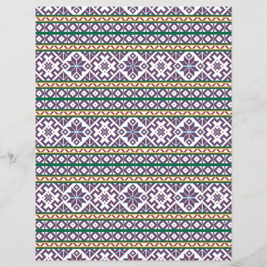 Tribal Multicolored antieke symbool volkskunst des (Voorkant)