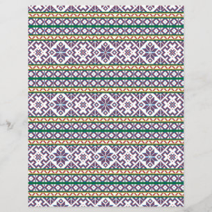Tribal Multicolored antieke symbool volkskunst des