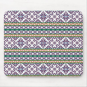 Tribal Multicolored antieke symbool volkskunst des Muismat