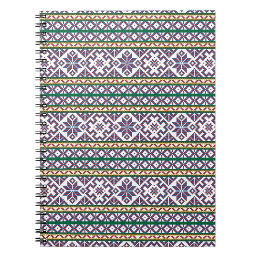 Tribal Multicolored antieke symbool volkskunst des Notitieboek (Voorkant)