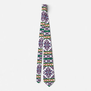 Tribal Multicolored antieke symbool volkskunst des Stropdas