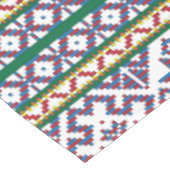 Tribal Multicolored antieke symbool volkskunst des Tafelkleed (Gekanteld)