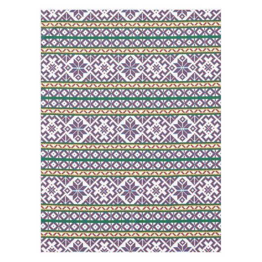 Tribal Multicolored antieke symbool volkskunst des Tafelkleed (Voorkant)