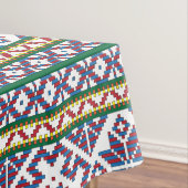 Tribal Multicolored antieke symbool volkskunst des Tafelkleed (Voorbeeld)