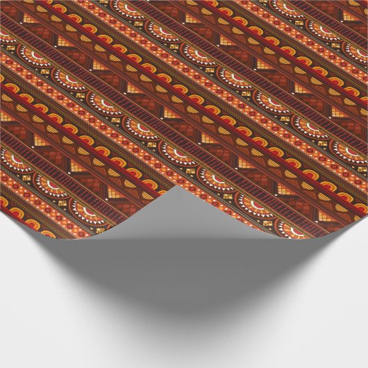 Tribal naadloos ontwerp voor verschillende toepass cadeaupapier (Hoek)