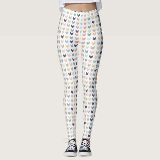 Tribal Native-American Arrow Pattern Leggings (Voorkant)