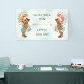 Tribal Native American Etnische Boho Genderonthull Spandoek (Beurs)