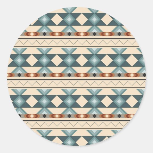 Tribal, Native American, Everlasting Life Ronde Sticker (Voorkant)