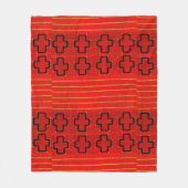 Tribal Native American Southwest Weaving Navajo Fleece Deken (Voorkant)
