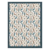 Tribal Native etnische pastel dromenvanger veren Tafelkleed (Voorkant)