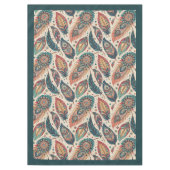 Tribal Native etnische pastel kleurrijke veren Tafelkleed (Voorkant)