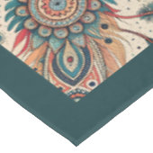 Tribal Native etnische pastel kleurrijke veren Tafelkleed (Gekanteld)