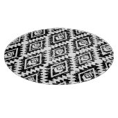 Tribal Navajo: zwart wit geometrisch. Snijplank (Hoek)
