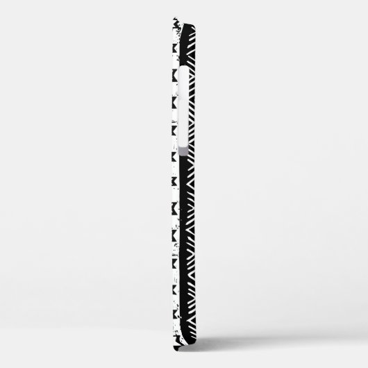 Tribal Navajo, zwart wit groen patroon. Case-Mate iPhone Case (Achterkant / Links)