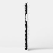 Tribal Navajo, zwart wit groen patroon. Case-Mate iPhone Case (Achterkant / Rechts)