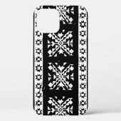 Tribal Navajo, zwart wit groen patroon. Case-Mate iPhone Case (Achterkant)