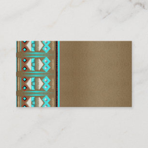 Tribal New Mexico Feather Visitekaartjes