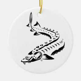 Tribal New White Ornament