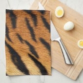 Tribal oerwoud dier Tijger Print Theedoek (Quarter Fold)