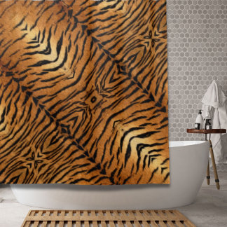 Tribal oerwoud dierenbont Tijger Print Douchegordijn