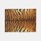Tribal oerwoud dierenbont Tijger Print Fleece Deken (Voorkant (Horizontaal))