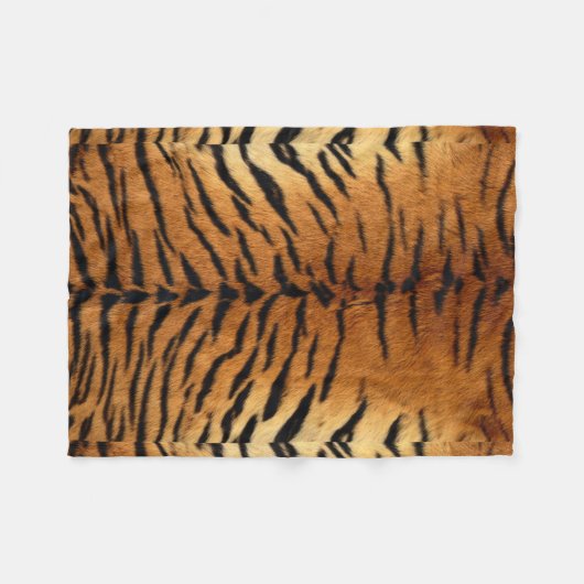 Tribal oerwoud dierenbont Tijger Print Fleece Deken (Voorkant (Horizontaal))