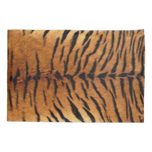 Tribal oerwoud dierenbont Tijger Print Kussensloop (Achterkant-Links)