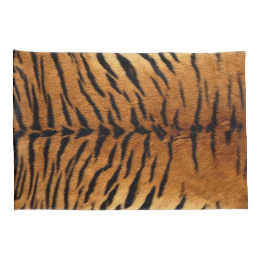 Tribal oerwoud dierenbont Tijger Print Kussensloop (Achterkant-Rechts)