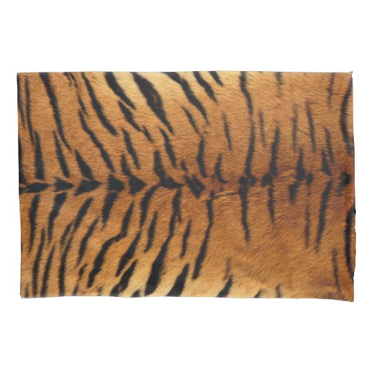 Tribal oerwoud dierenbont Tijger Print Kussensloop (Voorkant-Links)