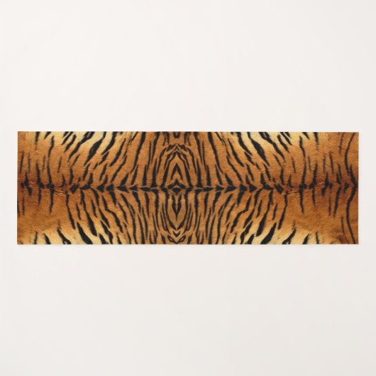 Tribal oerwoud dierenbont Tijger Print Yogamat (Voorkant (horizontaal))