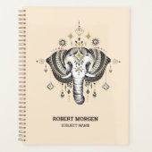 Tribal olifant illustratie planner (Voorkant)